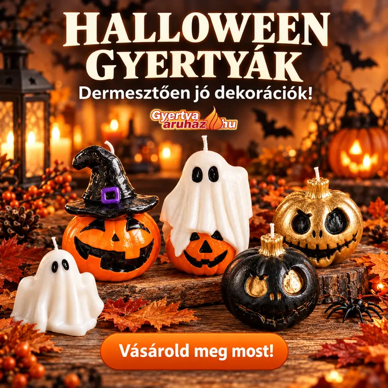 Halloween gyertyák