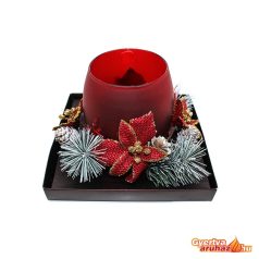 Karácsonyi pohár közepes piros