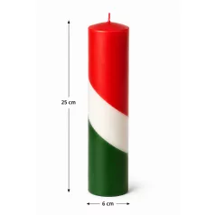 Henger gyertya 6x25 cm nemzeti