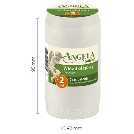 Angela olajmécses 2 napos betét 30 db/csomag