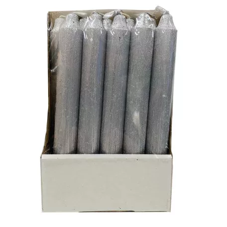 Asztali gyertya metál kapart 10 db/csomag 