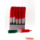 Asztali gyertya nemzeti 10 db/csomag