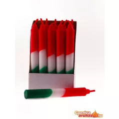 Asztali gyertya nemzeti 10 db/csomag