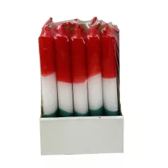 Asztali gyertya nemzeti 10 db/csomag