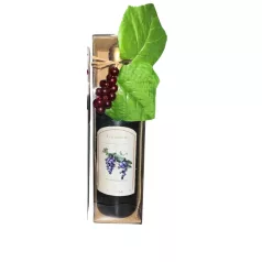 Boros üveg gyertya kicsi