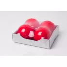 Gömb gyertya  6 cm 4db/csomag