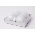 Gömb gyertya  6 cm 4db/csomag