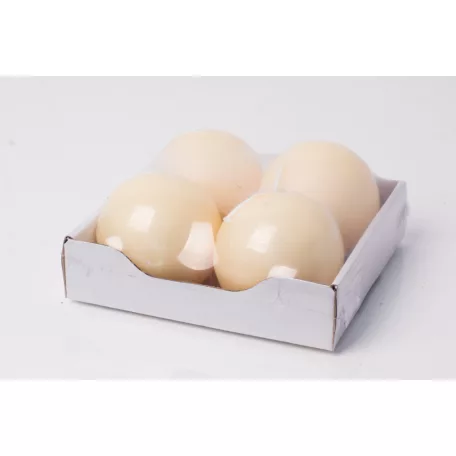 Gömb gyertya  6 cm 4db/csomag