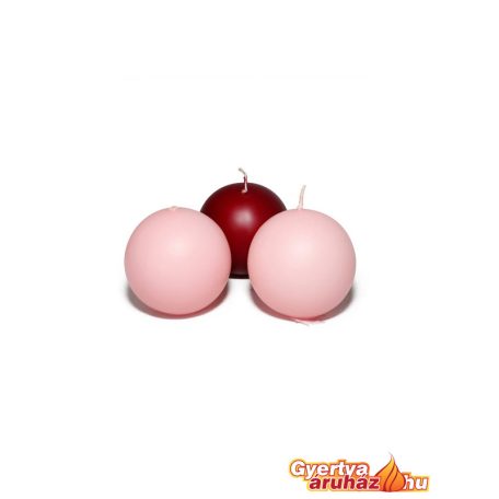Gömb gyertya 6 cm 8 db/csomag