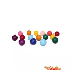 Gömb gyertya 6 cm 8 db/csomag