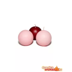 Gömb gyertya 6 cm 8 db/csomag