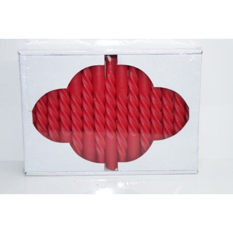 Karfa csavart gyertya 30 db/csomag