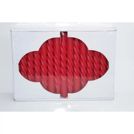 Karfa csavart gyertya 30 db/csomag