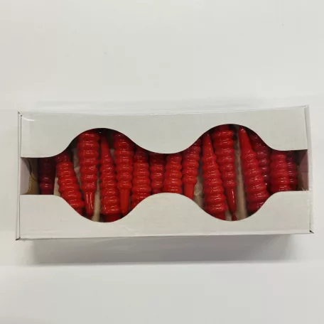 Kis gyűrűs csavart gyertya 30 db/csomag