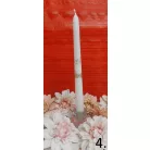 Kónusz gyertya esküvői 3 db/csomag