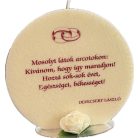 Korong gyertya - Évforduló, házasság