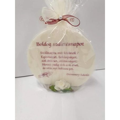 Korong gyertya - születésnap