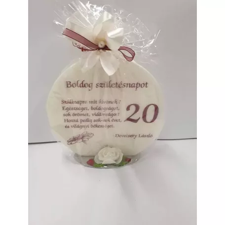 Korong gyertya - születésnap