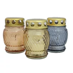 La 72 FLT Kis üveg fedeles mécses 10 db/csomag