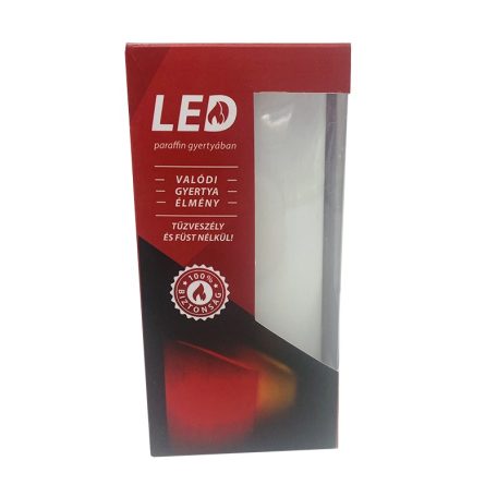 LED színváltós gyertya dobozban