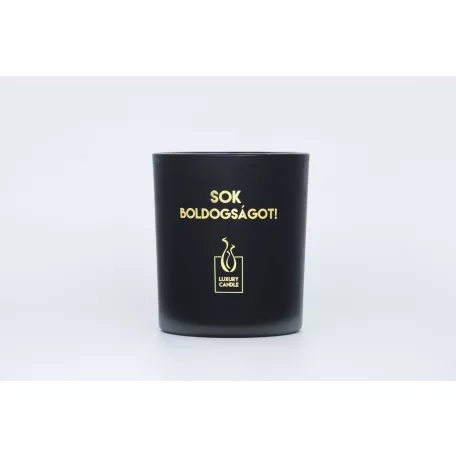 Luxury Candle ajándék örökrózsával Valentin napra