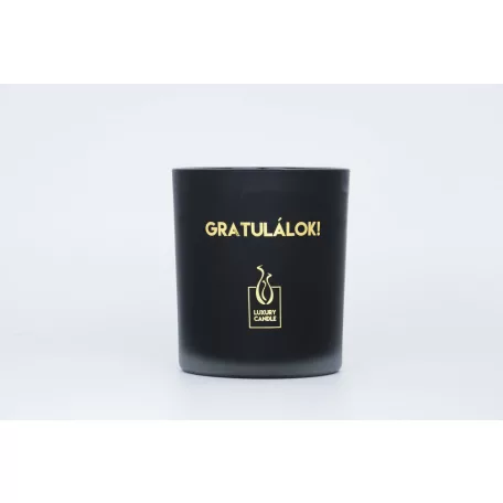 Luxury Candle ajándék örökrózsával Valentin napra