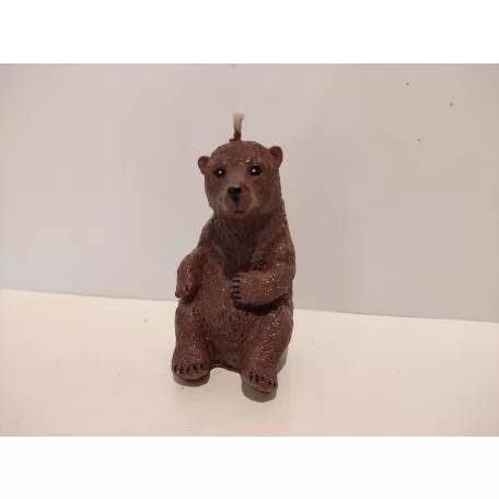 Jegesmedve - Barna medve gyertya