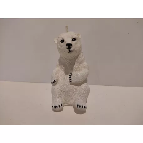 Jegesmedve - Barna medve gyertya