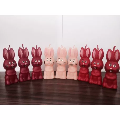 Nyuszi gyertya 4 darab/csomag  (Ny1)