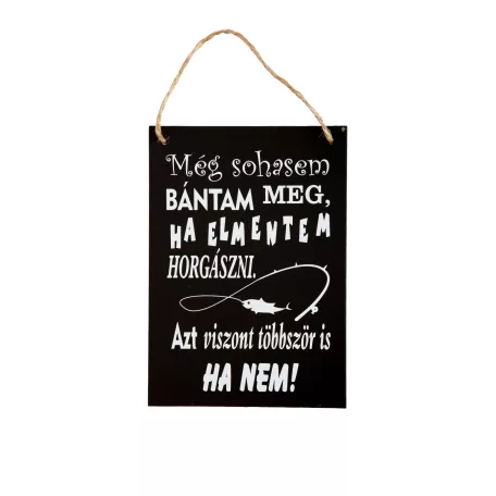 Poén fekete dekor fatábla