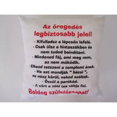 Poén tréfás párna