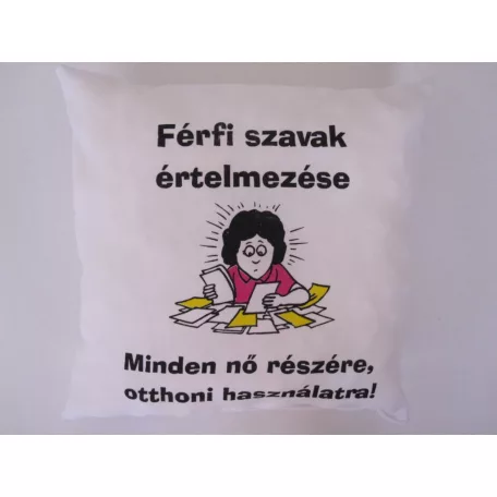 Poén tréfás párna