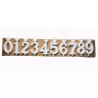 Szám gyertya kicsi 15 db/csomag