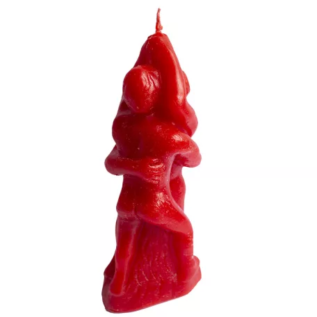 Szerelmes pár gyertya kicsi Valentin napra