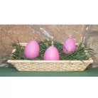 Tojás alakú gyertyák