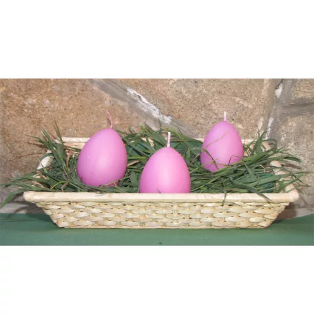 Tojás alakú gyertyák