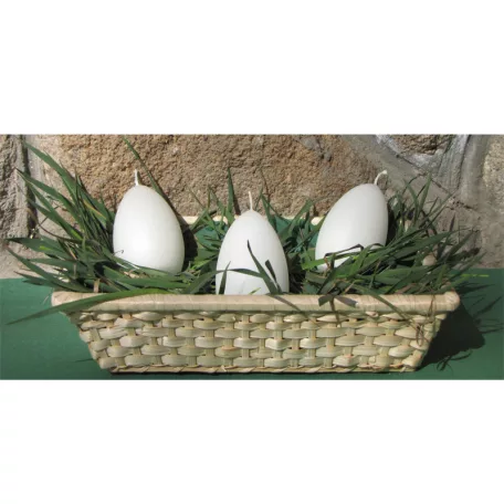 Tojás alakú gyertyák