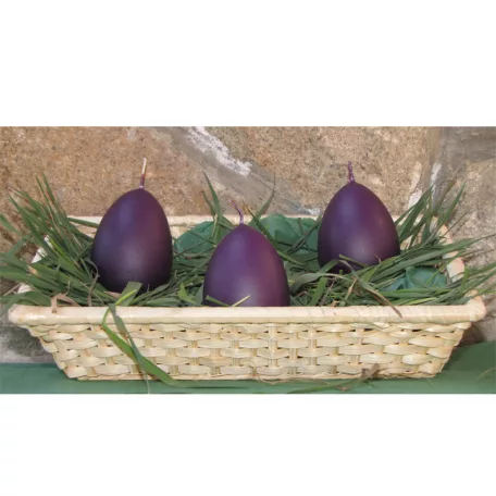 Tojás alakú gyertyák