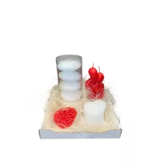 Valentin napi gyertyás csomag III.