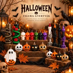 Halloween-i gyertyák