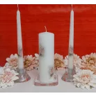 Esküvői szett (20 cm-es) virágos