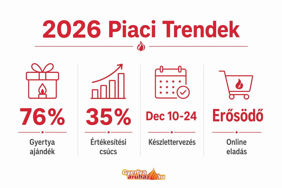 Gyertyaipar várható trendjei 2026-ban – infografika
