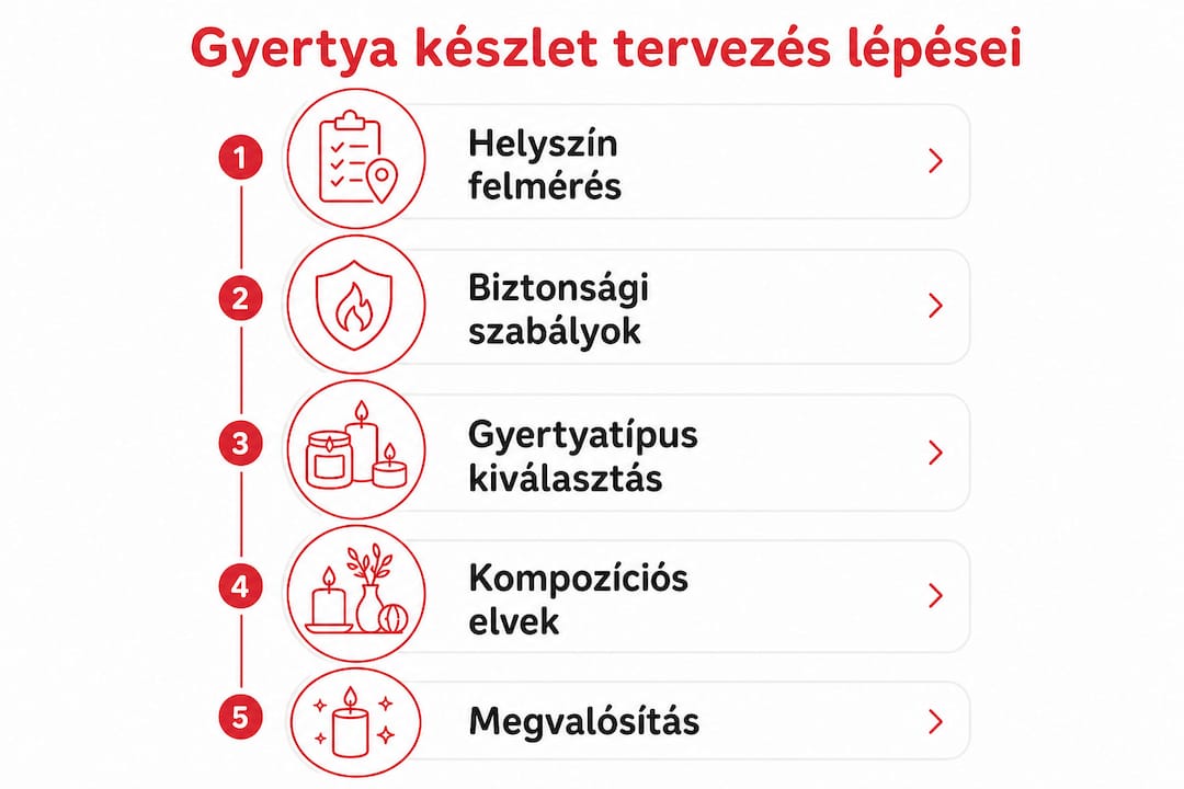 Lépésről lépésre: így állítsd össze saját gyertyakészleted – infografika