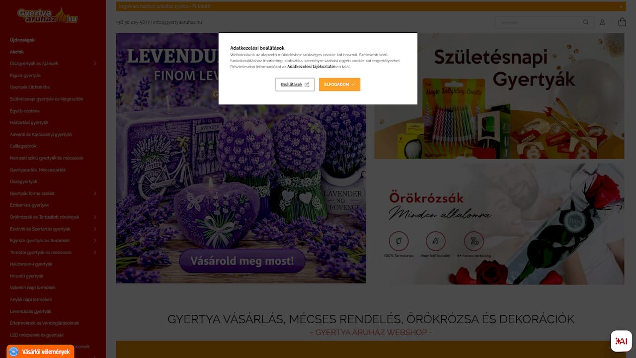 https://gyertyaaruhaz.hu
