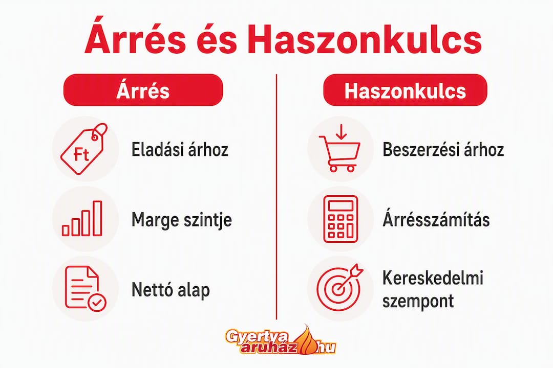 Infografika: Mi a különbség az árrés és a haszonkulcs között? Nézzük meg érthetően, magyar szemmel!