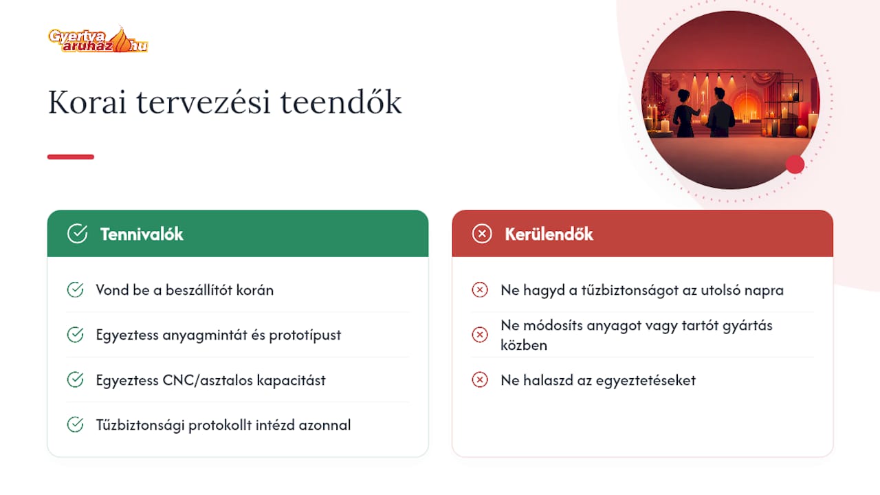 Amit a hosszú produkciós munkából érdemes tudni — overview diagram