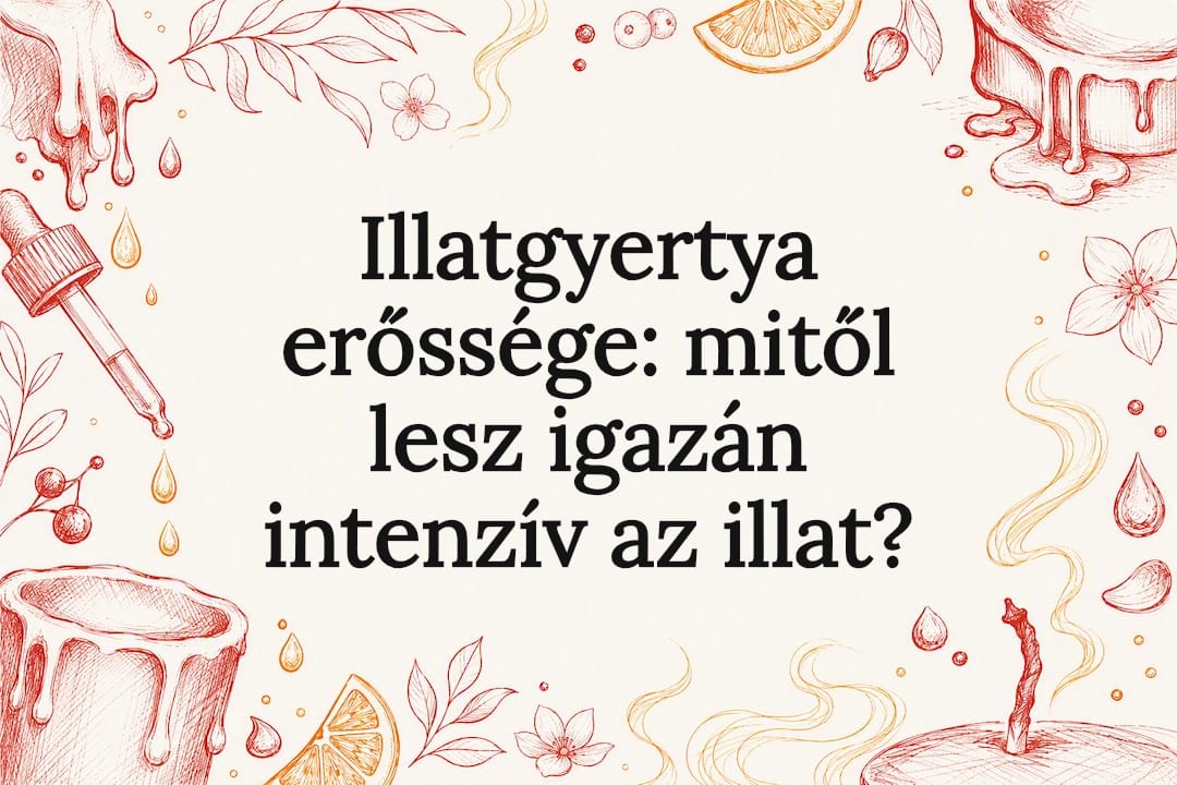 Illatgyertya erőssége: mitől lesz igazán intenzív az illat?