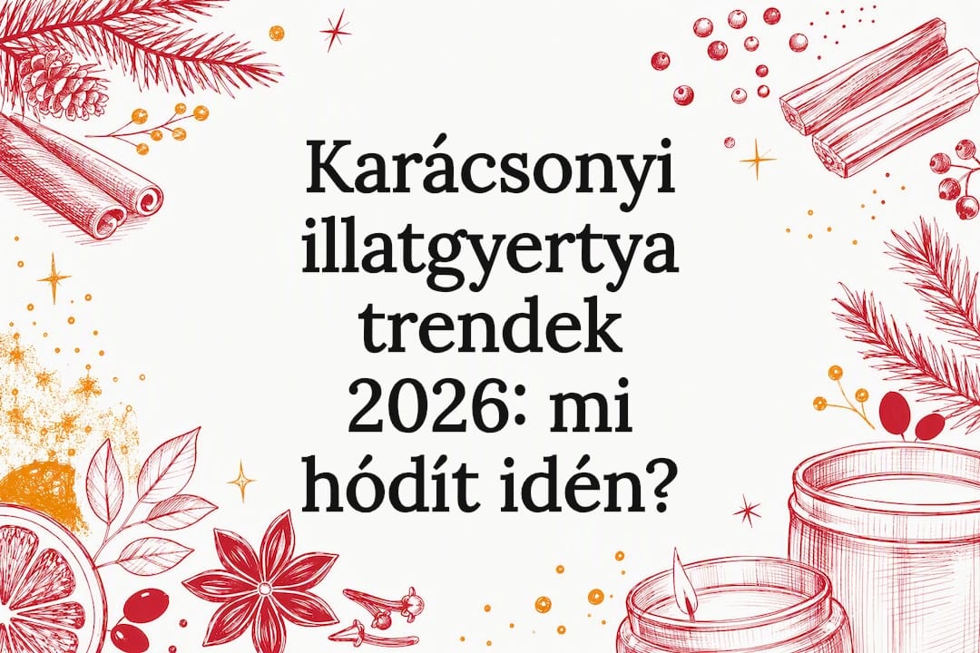 Karácsonyi illatgyertya trendek 2026: mi hódít idén?