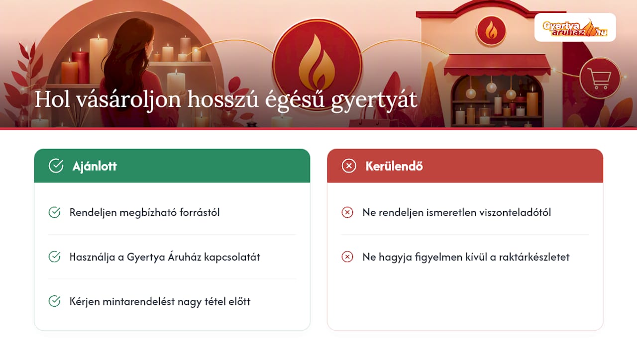 Hol vásárolhat hosszú égésű gyertyát a Gyertya Áruháztól? — overview diagram