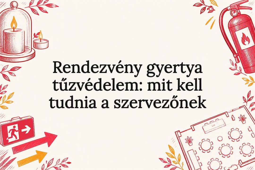 Rendezvény gyertya tűzvédelem: mit kell tudnia a szervezőnek